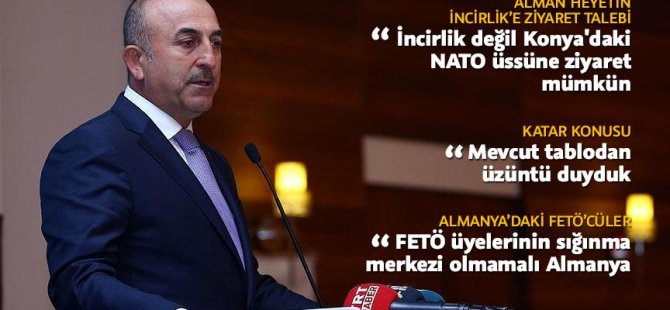 'İncirlik'e ziyaret izni yok, Konya'ya var'