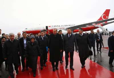 Cumhurbaşkanı Erdoğan Kazakistan'da