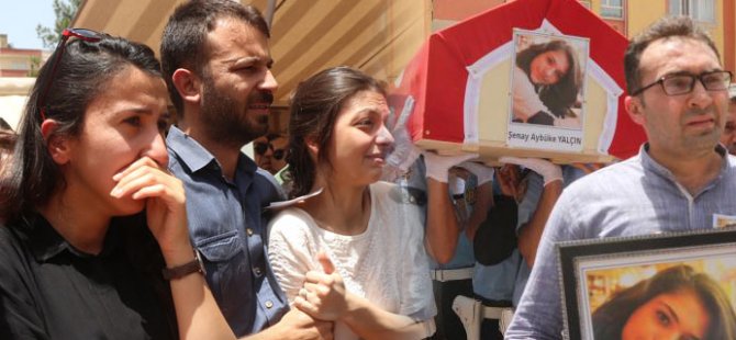 Şehit öğretmen uğurlandı