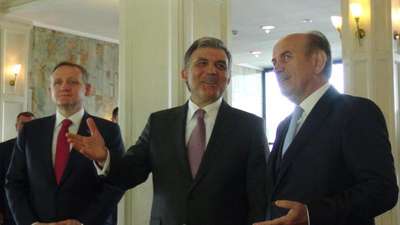 Abdullah Gül'den Topbaş'a sürpriz ziyaret