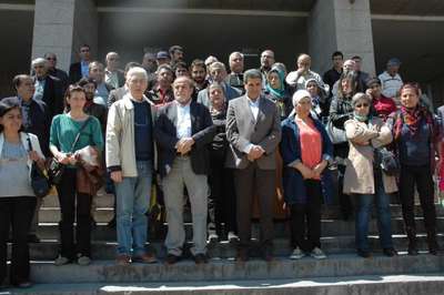 HDP'li başkanın yargılandığı davaya devam edildi