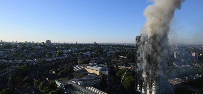 Londra'da 27 katlı binada yangın: En az 6 ölü