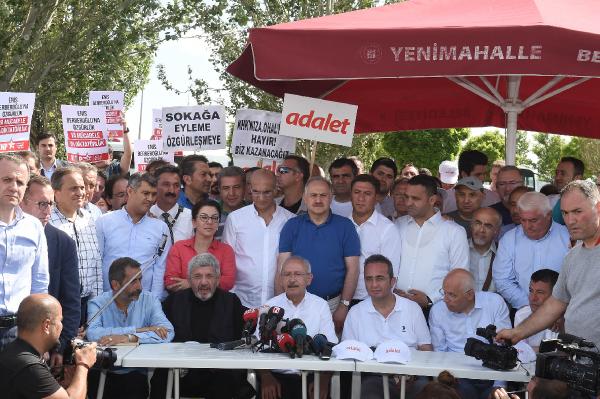 'Adalet Yürüyüşü'nün 1. etabı tamamlandı