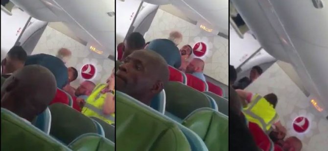 İstanbul uçağında Afgan yolcu darbedildi