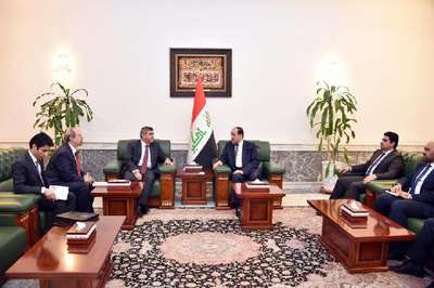 Irak Cumhurbaşkanı yardımcısı Maliki, Bağdat Büyükelçisi Kaymakcı'yı kabul etti