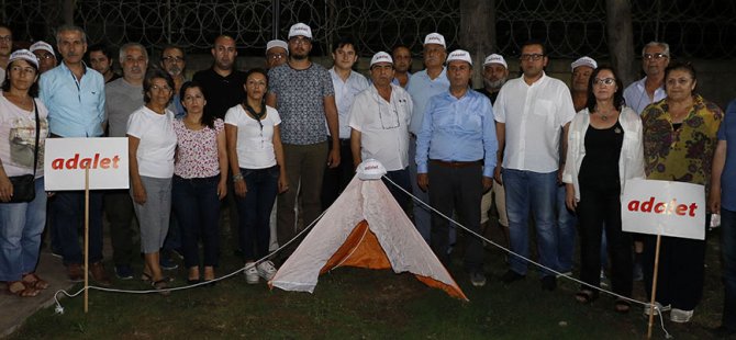 CHP'nin 'adalet çadırı' kaldırıldı