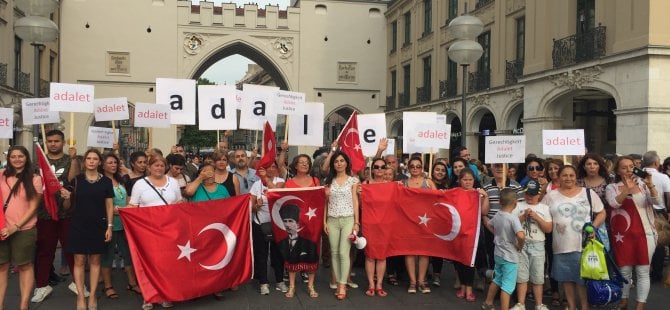 Adalet Yürüyüşü'ne Münih'te destek