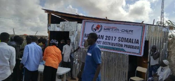 Gurbetçilerden Somali'ye yardım