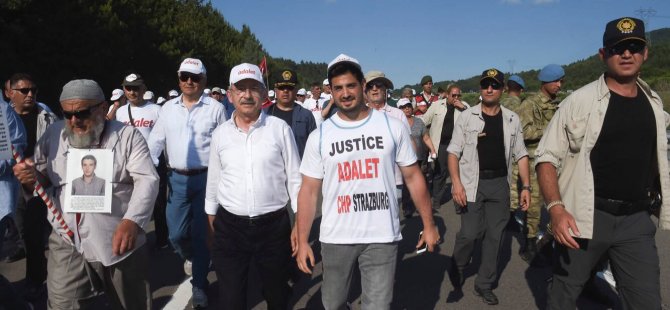 Yurt dışından Adalet Yürüyüşü'ne katıldılar