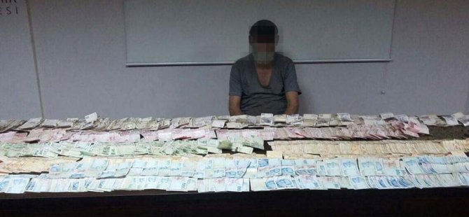 Dilencinin üstünden 71 bin lira çıktı