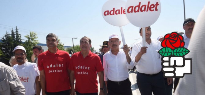 Sosyalist Enternasyonal'den Adalet Yürüyüşü'ne destek