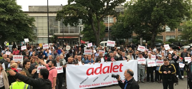 Londra'da adalet için yürüdüler
