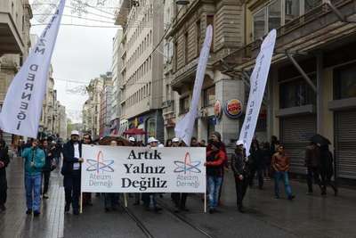Ateizim Derneği birinci yaşını yürüyüşle kutladı