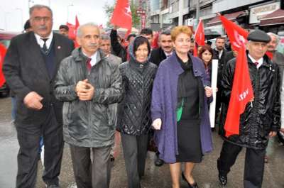 Zonguldak'ta davullu zurnalı aday tanıtımı