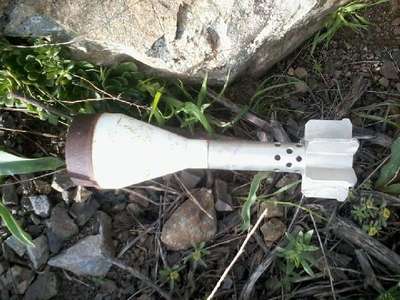 Şemdinli'de patlamamış havan mermisi bulundu
