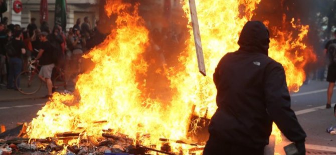 Hamburg polisi olayları kontrol edemedi