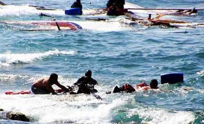 Rodos'ta kaçak teknesi battı: 4 ölü