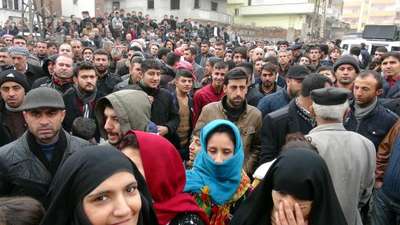 Cizre'de öldürülen Ümit Kurt, toprağa verildi (3)