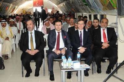 Akçakale'de çadırkentte Kutlu Doğum Haftası etkinliği