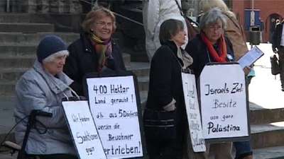 İsrail'in Filistin politikası Bremen'de protesto edildi