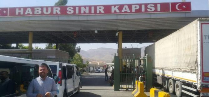 Sınırda giriş-çıkışlar durdu