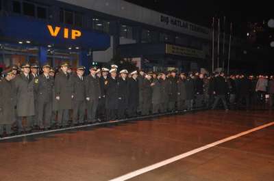 Şehit polisin cenazesi Trabzon'da