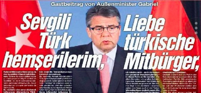 Gabriel'den Almanya'daki Türklere mektup