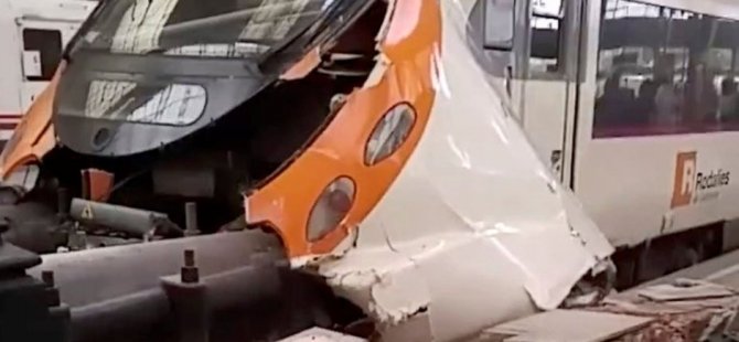 Barselona’da tren kazası: 54 yaralı