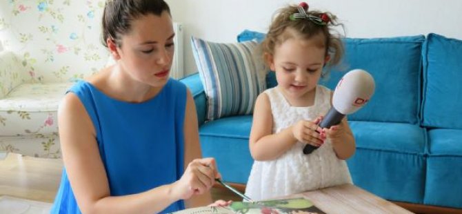 17 aylıkken okumaya başladı