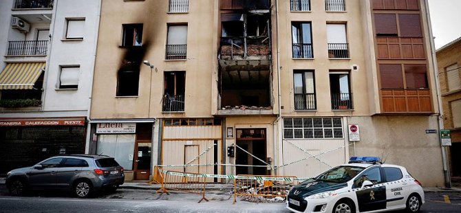 İspanya'da apartmanda patlama