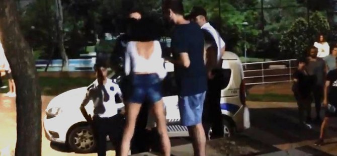 Maçka Parkı'nda 'Bu kıyafetle gezemezsin' şoku