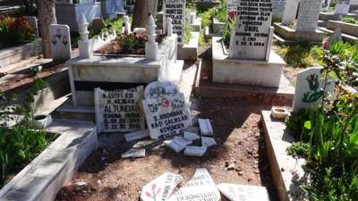 Anneannesinin mezarını tahrip ettiği iddiası