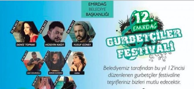 12. Gurbetçi Festivali için geri sayım