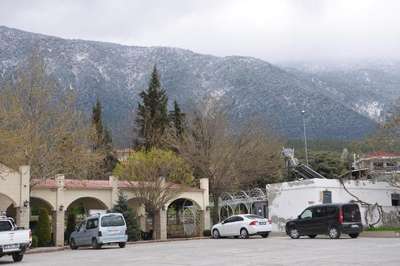 Denizli'de Nisan ayı sonunda kar şaşkınlığı