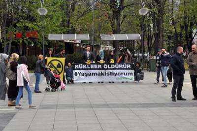 Greenpeace üyelerinden Akkuyu eylemi