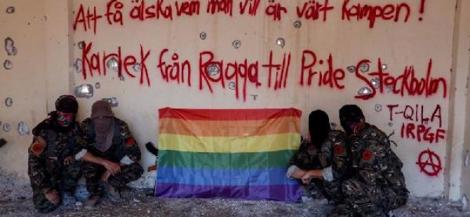 Savaşan Rakka’dan LGBTİ'ye destek