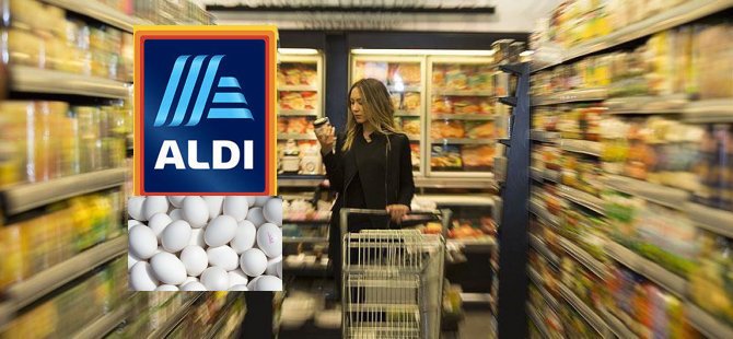 Aldi raflardaki yumurtaları toplattı