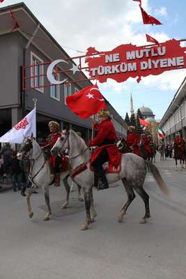 Balıkesir'de atlı okçuluk festivali