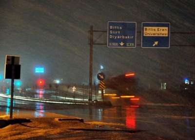 Bitlis’te Nisan karı