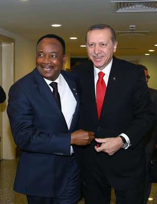 Cumhurbaşkanı Erdoğan Nijer Cumhurbaşkanı Mahamadou Issoufou ile görüştü
