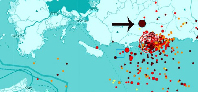 Bodrum'da bir deprem daha