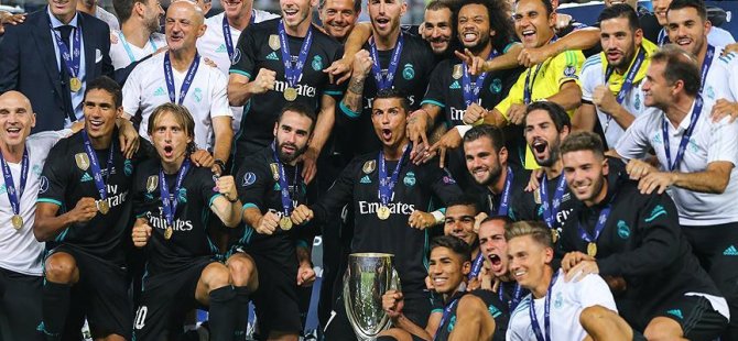 Süper Kupa'nın sahibi Real Madrid