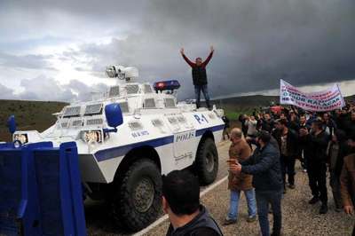 Zile'de HES eylemine katılan 56 kişiye soruşturma