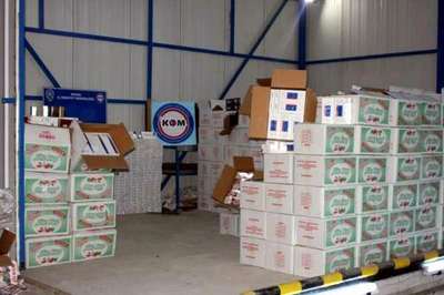 Düzce'de 147 bin kaçak sigara ele geçirildi