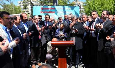 Kahramanmaraş'ta sözde Ermeni soykırımı iddialarına ortak tepki