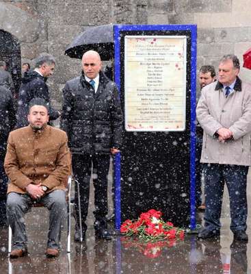 Ermeni çetecilerin öldürdüğü Erzurum Belediye Başkanı Hakkı Paşa anıldı