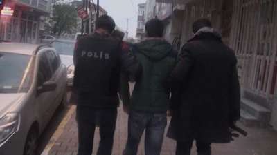 Terör operasyonu polis kamerasında