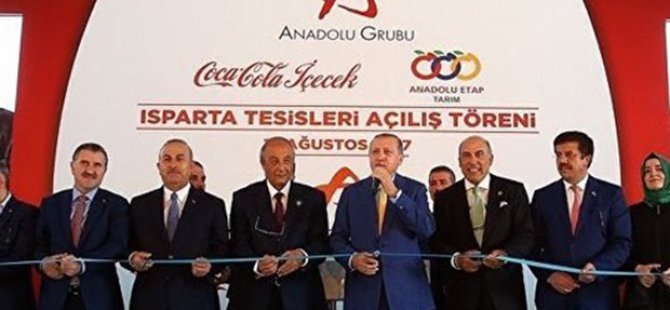 Erdoğan, Coca-Cola fabrikasını açtı