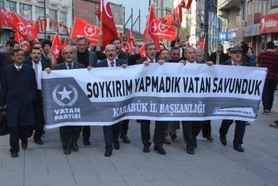 Vatan Partisi'nden 'Soykırım' protestosu