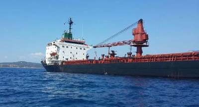 Datça'yı alarma geçiren gemide onarım tamamlandı